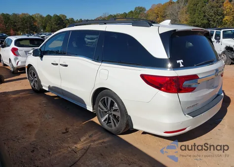 2019 Honda Odyssey Elite from USA, damaged, VIN 5FNRL6H93KB010711